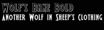 Wolf's Bane Bold