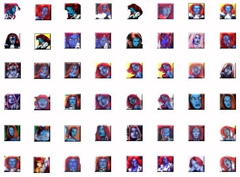 65 icons of Mystique from Marvel's Xmythos she's one hot and blue 